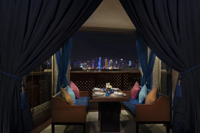 Souq_Waqif_Boutique_Hotels_by_Tivoli_Restaurant_Al_Matbakh_Balcony