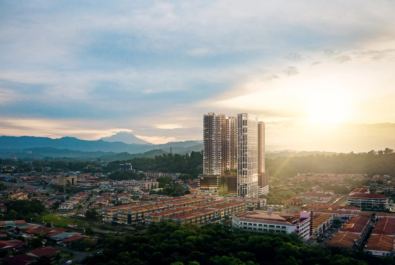 Avani Kota Kinabalu Exterior (Rendered Image)