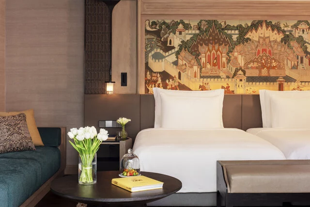 Anantara_Siam_Bangkok_Hotel_Guest_Room_Two_Bedroom_Garden_Pool_Villa_Twin_Bedroom