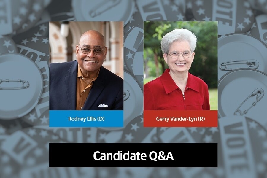 Q&amp;A: Learn more about the candidates running for Harris County Commissioner Precinct 1