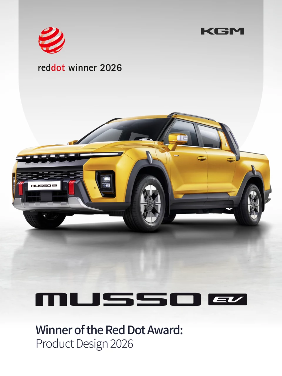 Red Dot Design Award für den KGM Musso EV