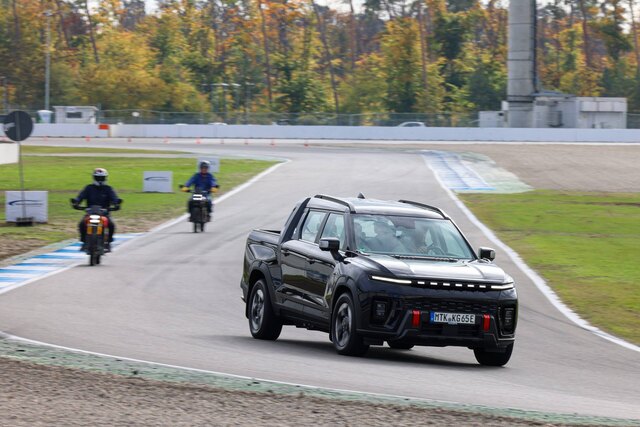 KGM startet mit dem Musso EV bei der ADAC e-Competition am Hockenheimring. © Hockenheimring GmbH | Fotograf: Torsten Karpf
