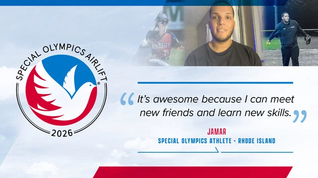 Rhode Island athlete Jamar is ready to soar to the 2026 Special Olympics USA Games