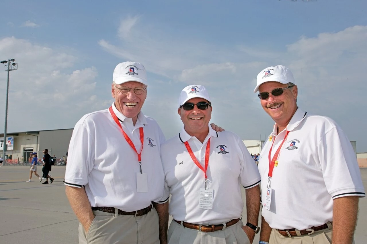Pictured left to right: Dick Koenig, Bob Stangarone and Jack Pelton 
Photo Credit: Paul Bowen
