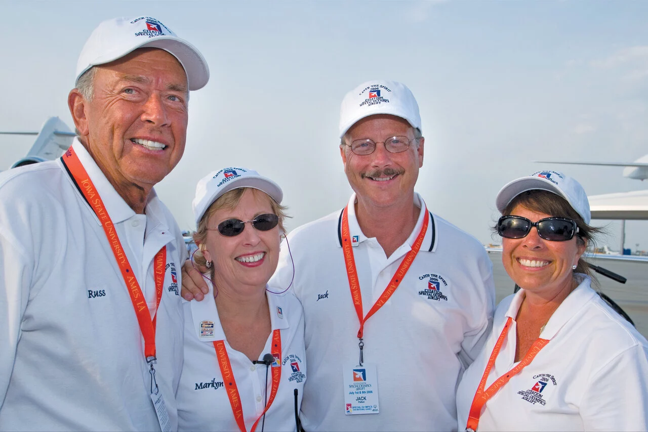 The fifth Citation Special Olympics Airlift to Ames, IA, 2006.