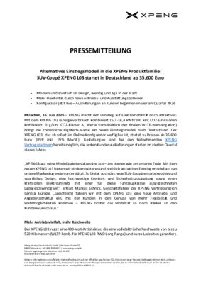 16072026_XPENG L03_Preise_Bestellstart