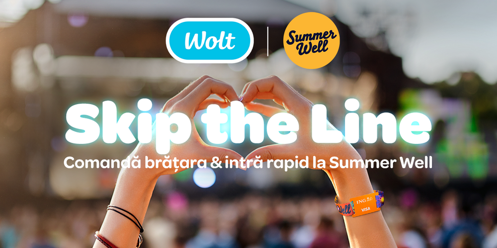 Wolt și Summer Well livrează brățările de acces în festival direct la ușile festivalierilor * TIM...