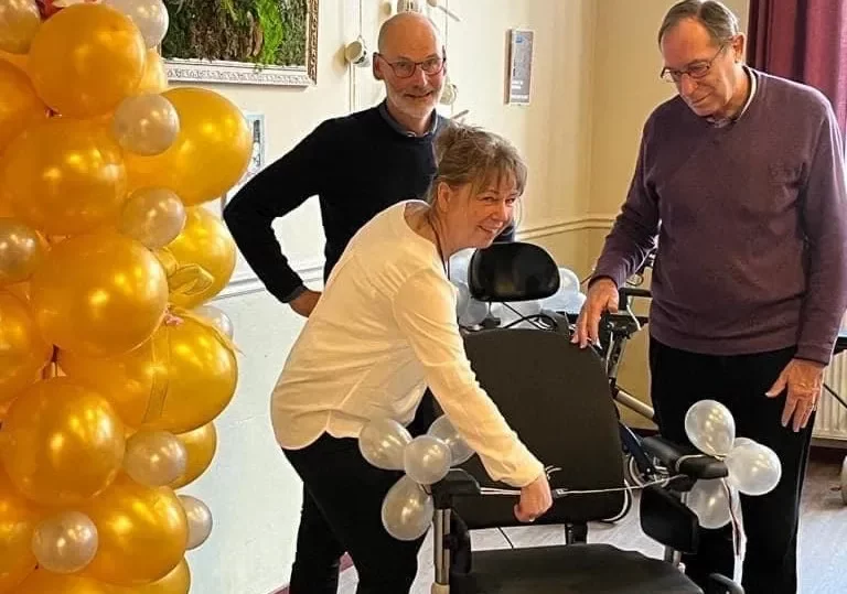 Aangedreven rolstoel voor zorghuis Sint Antonius Heusden