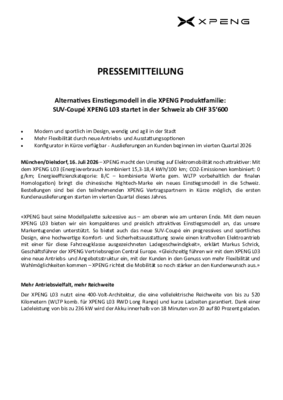 16072026_XPENG L03_Preise_Bestellstart_CH