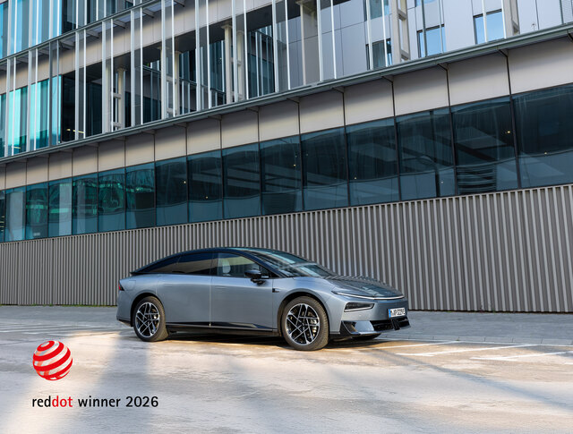 XPENG P7+ gewinnt Red Dot Design Award 2026