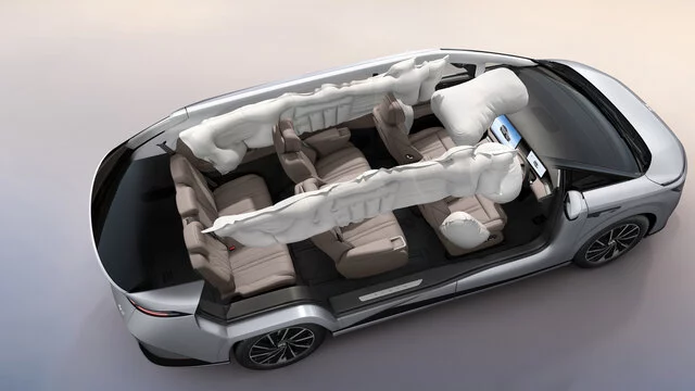 XPENG X9 Airbags