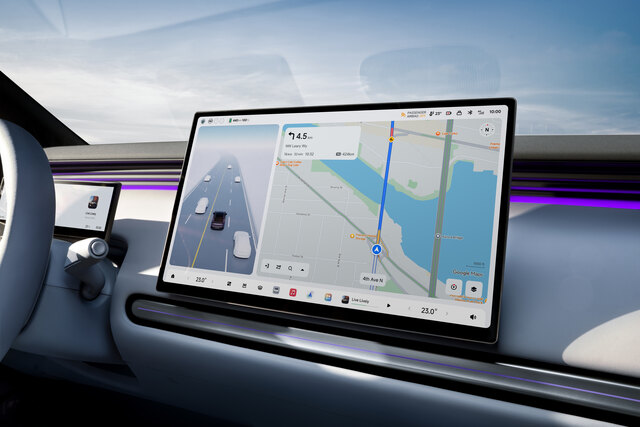 Neuer XPENG L03 integriert Google Maps