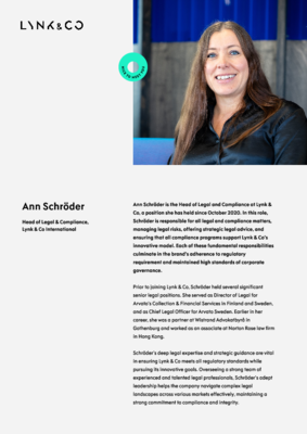 55110 Ann SchröDer Head Of Legal & Compliance Bio