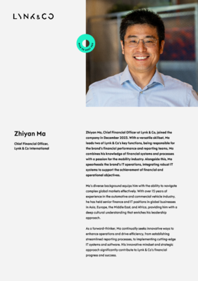 55109 Zhiyan Ma Chief Financial Officer Bio F9415c