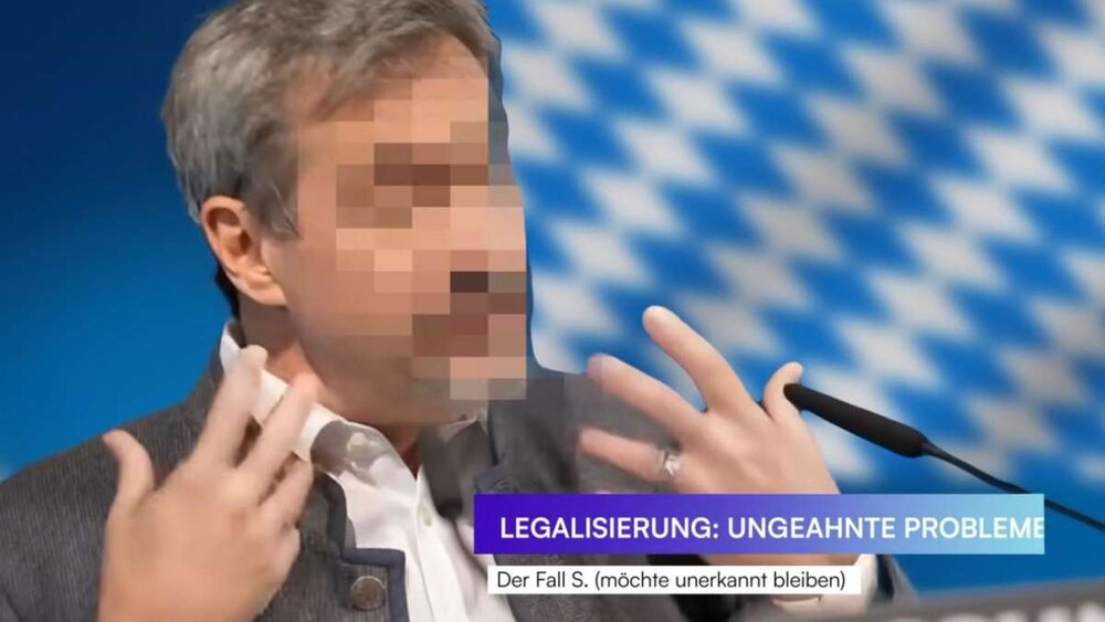 „Depp vom Dienst": Söder wirbt in Clip von Cannabis-Unternehmen plötzlich für die Legalisierung