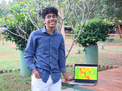 Isaque Carvalho Borges with the tech element of his solution 1