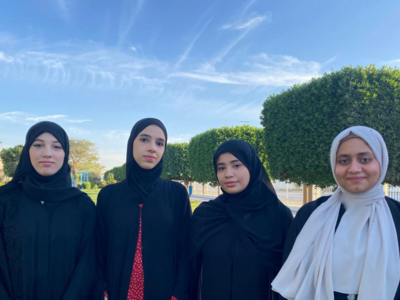 Team Sustainability Heroes - Almaha Almansoori, Fatma Hussen, Israa Ashraf and Jourey Abdullah