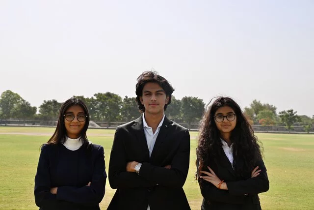 Team Plas-Stick - Avyana Mehta, Vivaan Chhawchharia, Ariana Agarwal