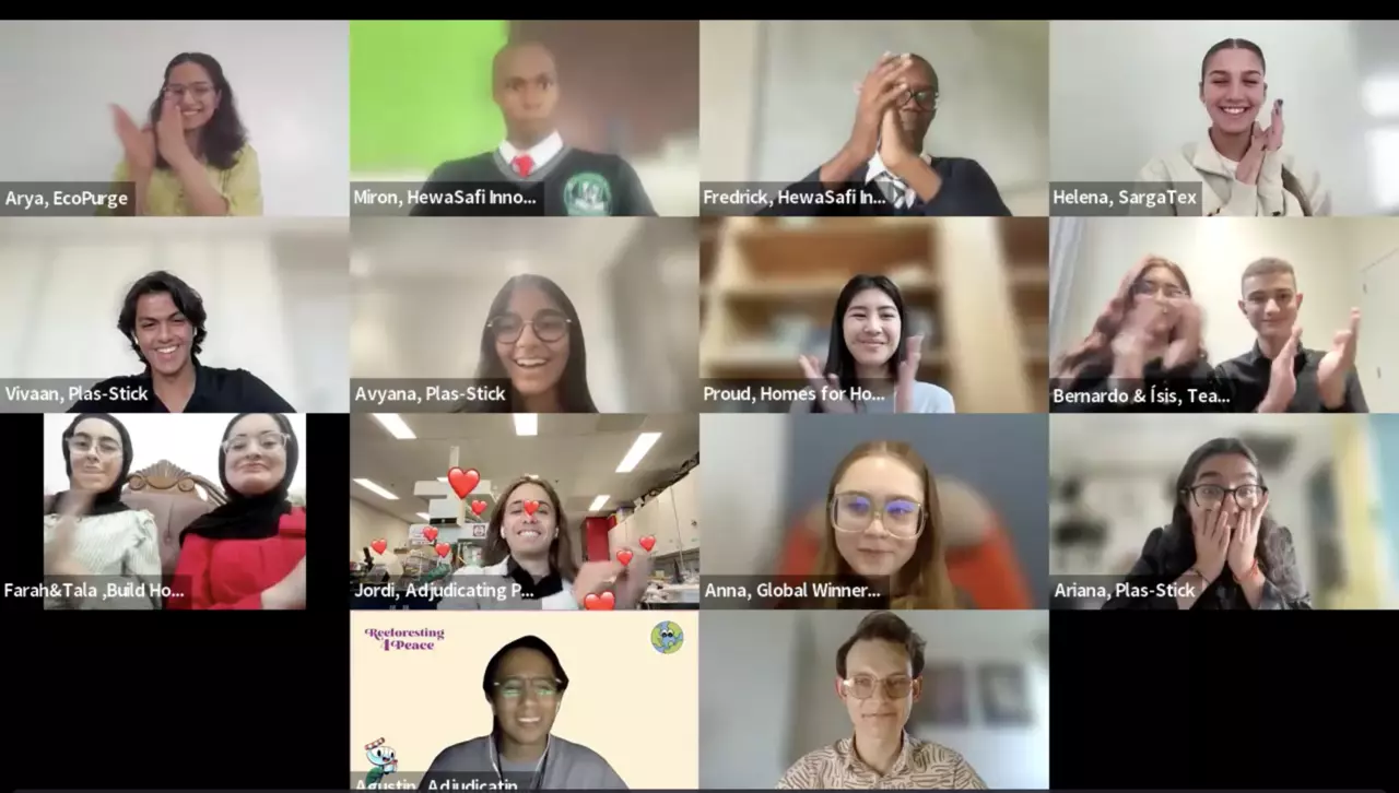 During the Earth Prize Awards Ceremony on Friday 29 May, the students found out who was the Global Winner