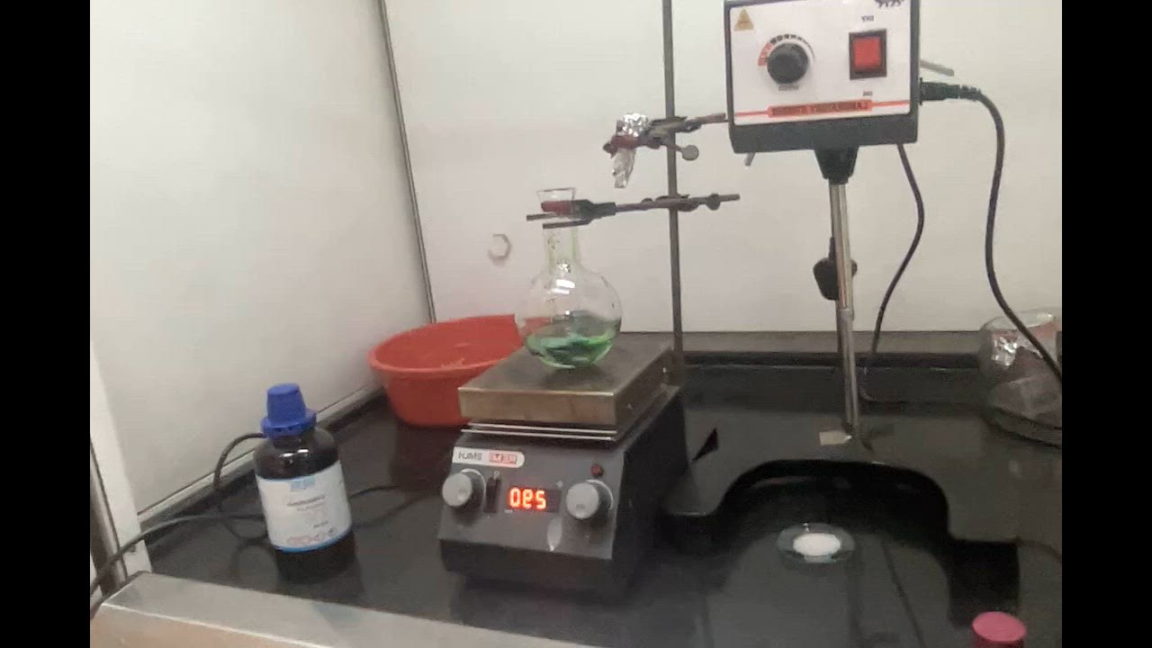 Testing mixing of the powder