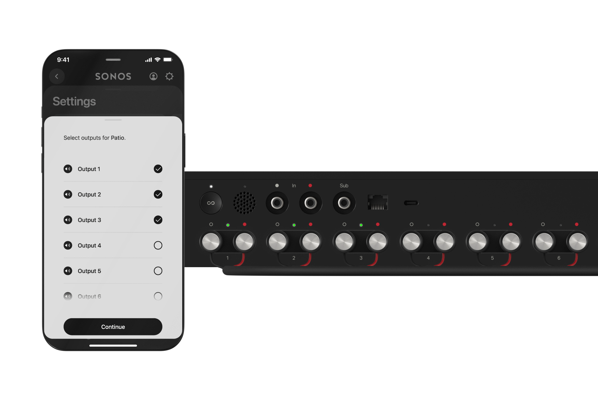 Sonos Amp Multi - Rear LEDs Zones_3x2
