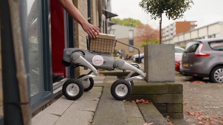 Deze robothond staat straks misschien wel voor jouw deur met een pakketje