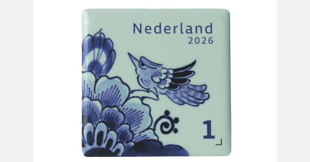PostNL lanceert eerste postzegel van Delfts Blauw keramiek