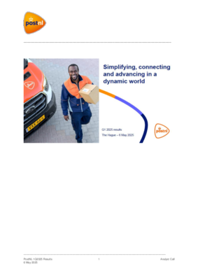 PostNL_1Q2025_Analyst_Call