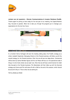 PostNL Capital Markets Day 2019_tcm10-149778