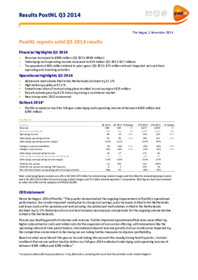 Press-release-Q3-2014-results-PostNL_tcm10-18979
