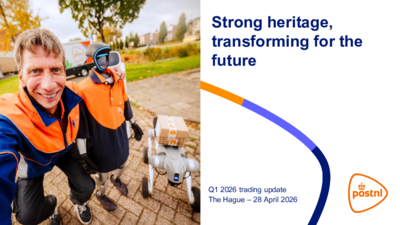 PostNL Presentation Q1 2026 trading update