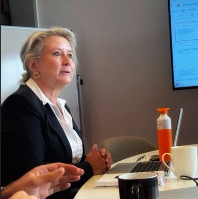 Headshot profile picture of Commercial Director Christel Devleesschauwer