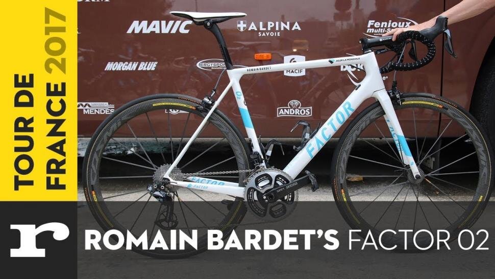 Tour Tech 2017: Romain Bardet's Factor O2 race bike