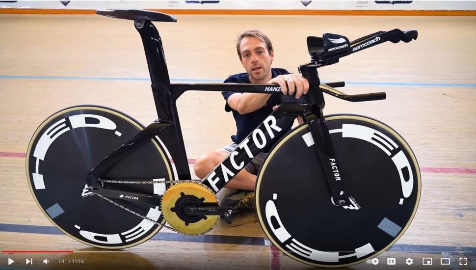 Alex Dowsett reveals his hour record bike for tomorrow's attempt