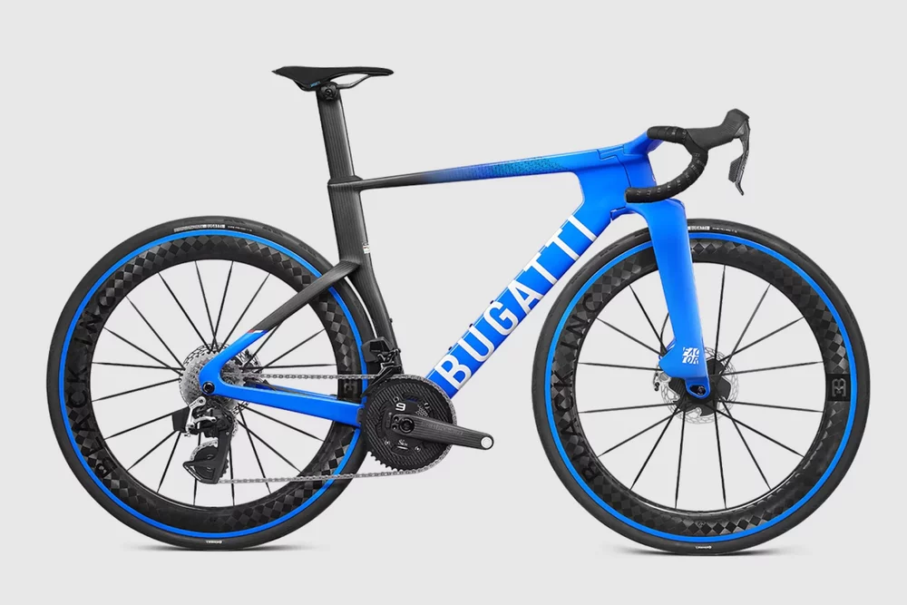 Bugatti и Factor Bikes представили лимитированную модель аэровелосипеда