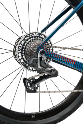 ALUTO_Raptor Blue_Rear Derailleur