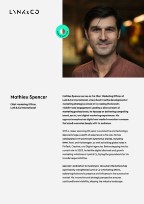55108 Mathieu Spencer Chief Marketing Officer Bio 5b9934