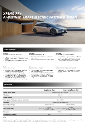 56747 XPENG P7+ Factsheet 80c350
