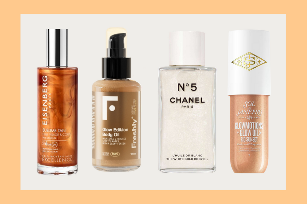 8 óleos iluminadores de corpo para o remate final no seu look de verão