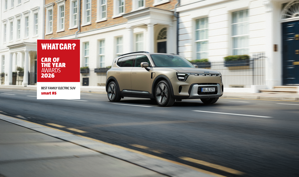 smart #5 crowned Family Electric SUV of the Year at 2026 What Car ...