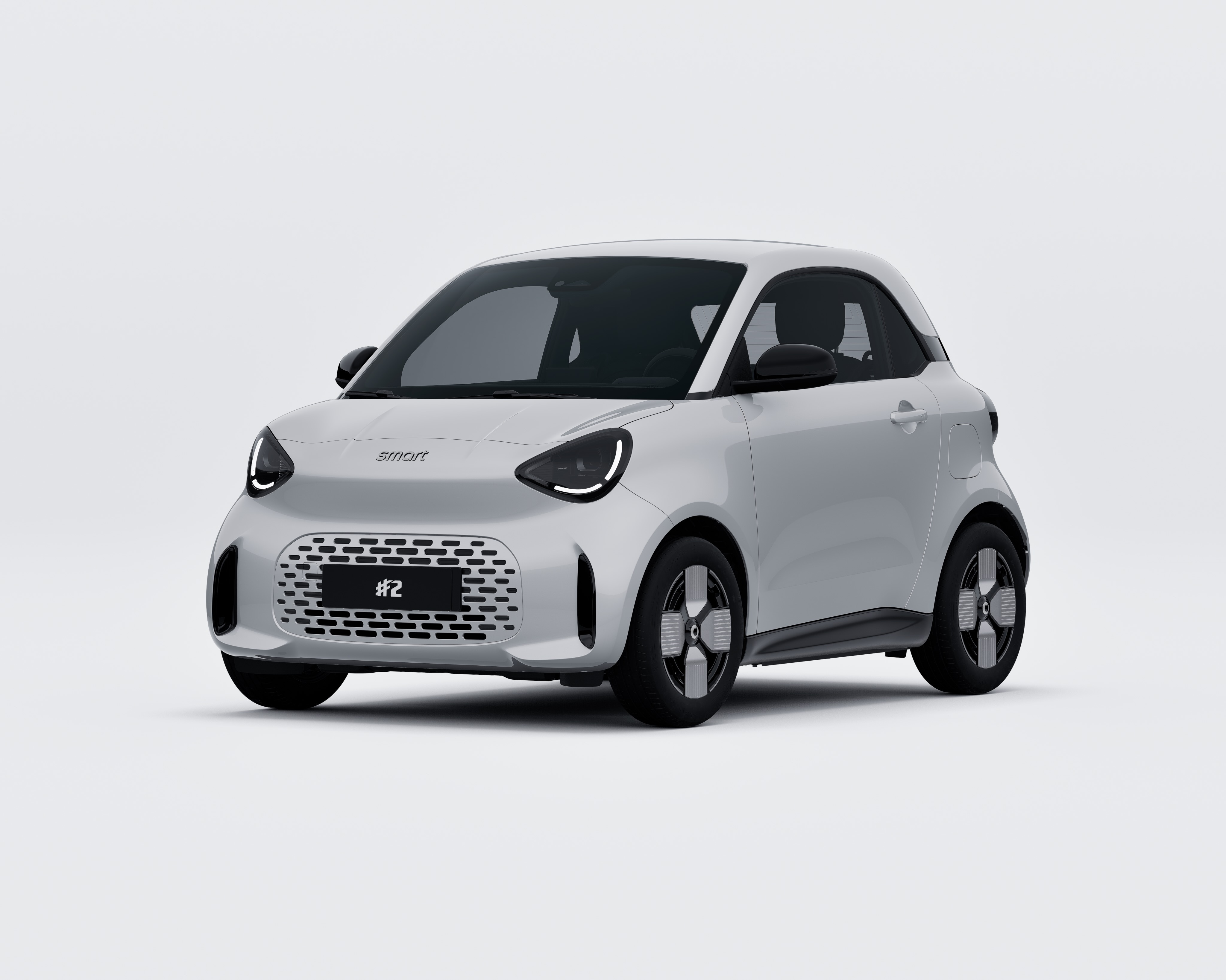 smart #2 Pure в белом цвете