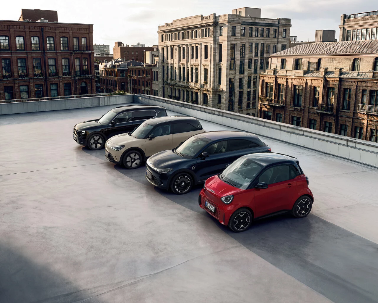 The all-electric smart product portfolio in Europe as of 2027