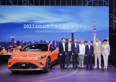 2023 smart上海车展新闻发布会管理团队合影