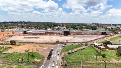 Aerial front view of the construction progress at Jumbo Mall.jpg