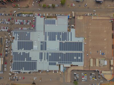 PV installation - aerial view of Highlands Mews in Emalahleni.jpg