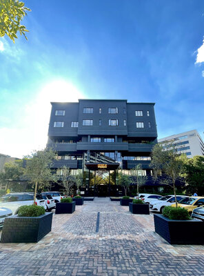 Exterior view of the BlackBrick Apartments in Sandton Central .jpg