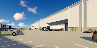 Growthpoint's Trade Park in KZN architectΓÇÖs impression 3.jpg