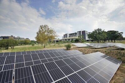 Ground mounted solar PV installtion at Emira's Knightsbridge Office Park in Bryanston.jpg