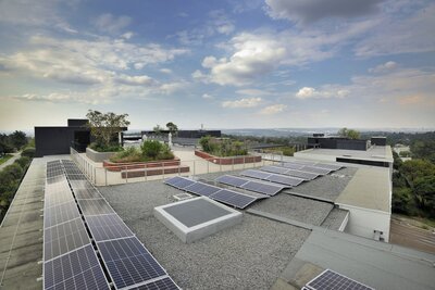 Roof top solar PV installation at Emira's Knightsbridge Office Park in Byanston.jpg