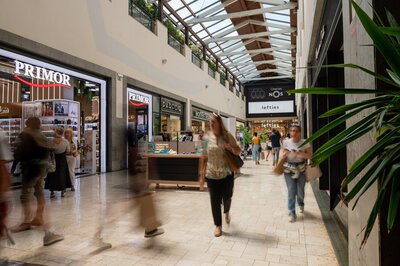 Interior view of Forum Madeira shopping centre  situated in Funchal, the capital of the island of Madeira, Portugal.jpg